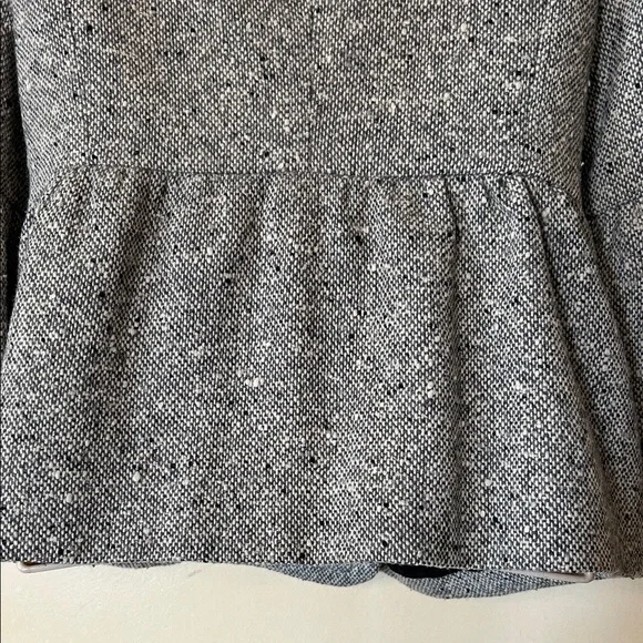 Olive des Olive Black and White Double-Breasted Tweed Jacket size S - Picture 9 of 11